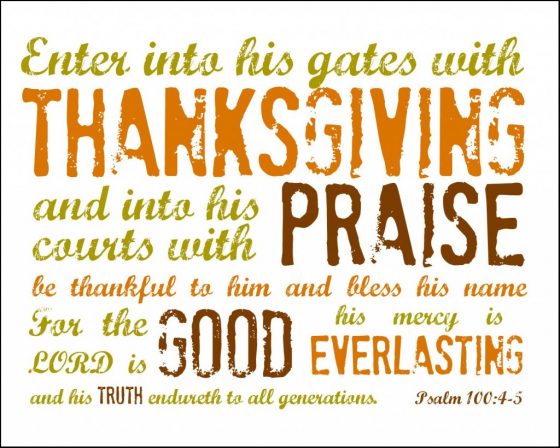 Thanksgiving Praise Advent